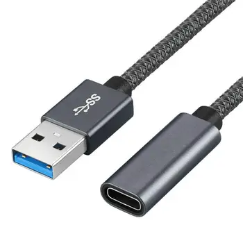 C USB de sex Feminin la Masculin USB Adaptor USB 3.1 Gen 10Gbps USB de Tip C Conector de Cablu pentru iPhone 12 Macbook Pro Oculus Quest Link