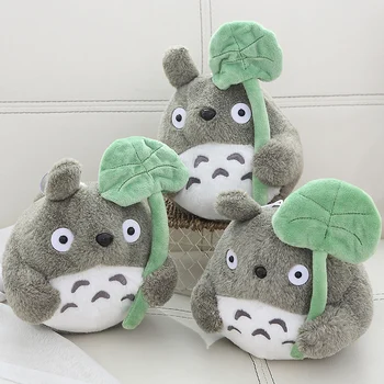 1 buc 22cm Kawaii Clasic Film de Desene animate Moale TOTORO Frunze de Lotus Totoro Jucarie Pentru Fanii Animal în condiții de Siguranță Păpuși pentru Copii Cadou de Ziua de nastere