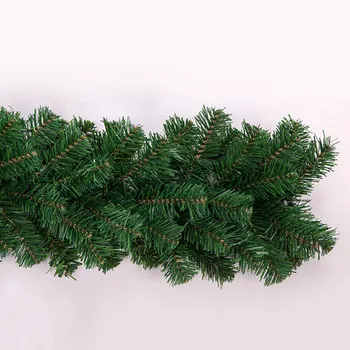 2,7 m ghirlanda de Crăciun verde decor de Crăciun rattan ornamente, decoratiuni de Craciun, ornamente de Craciun pentru casa