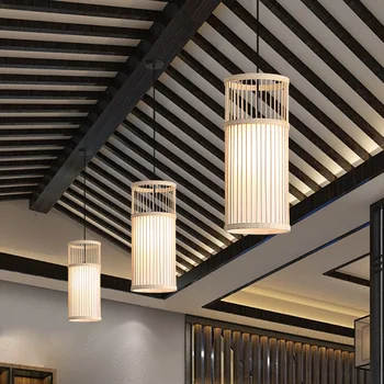 Cap de noul stil Chinezesc restaurantul zen ceai camera de un home stay facilitatea de tatami Japonez pat bambus decorative lampa