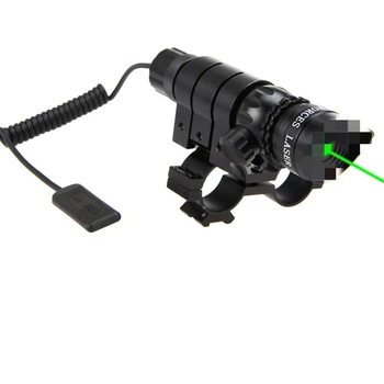 Tactic 1MW Verde/Roșu Laser Picatini Vedere Pușcă Cu Rază Lungă Comutator de Presiune