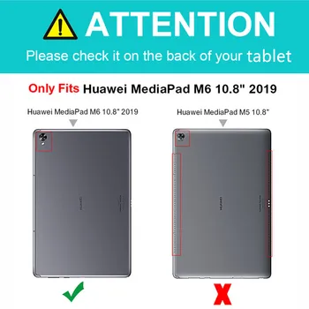 Rezistent la șocuri Kickstand PC Greu Caz de siliciu pentru Huawei Mediapad M6 10.8 2019 copii acoperi caz pentru Huawei M6 10.8 CSM-AL09/W09