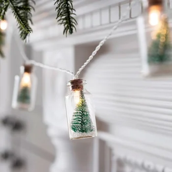 Forma Șir de Lumină Decorare Pom de Crăciun Consumabile Partid Craciun cu LED-uri de Lumină Șir de Sticla Derivă