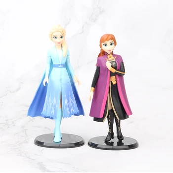 Disney Frozen Princess Elsa, Anna, Olaf, Renul Set De Decorare Jucării Figurine Tort De Decorare Regina Modelul Jucarii Cadou