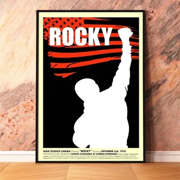 Rocky Balboa 1976 Film Postere si Printuri de arta de Perete tablouri Decorative Canvas Tablou Pentru sufragerie Decor Acasă Neînrămate