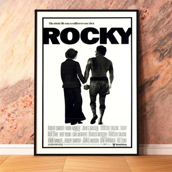 Rocky Balboa 1976 Film Postere si Printuri de arta de Perete tablouri Decorative Canvas Tablou Pentru sufragerie Decor Acasă Neînrămate