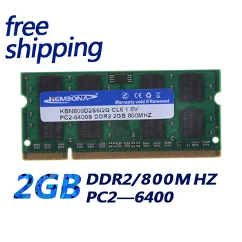 KEMBONA Laptop RAM 2GB DDR2 1GB 800MHz/667MHZ PC2 6400 53001G 2G memorie notebook 200PIN original