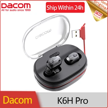 Dacom K6H Pro TWS Bluetooth Căști Wireless Stereo Auriculare Ascunde USB Cablu de Încărcare Timp de Așteptare Atât Chineză și engleză