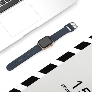 Curea din piele Pentru Apple Watch Band 38mm 44mm 40mm 42mm Înlocuitor Piele naturala Benzi Pentru Iwatch Bratara 83009