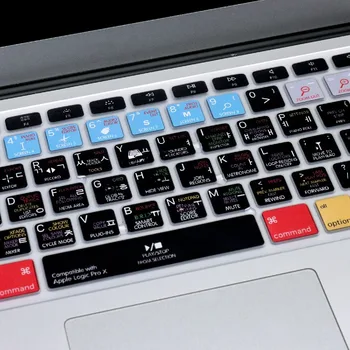 ASR Logic Pro X coreean Taste de comenzi Rapide Silicon Tastatura Capac Protector Pentru Tastatura Mac Air Pro Retina 13