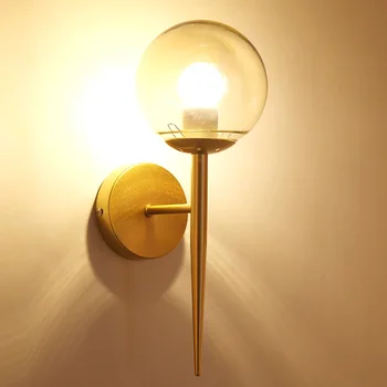 Nordic Moderne Lămpi de Perete Sconces Negru/Auriu Decorativ Lumina de Noapte pentru Calea Scara Dormitor Noptieră Lampa E27