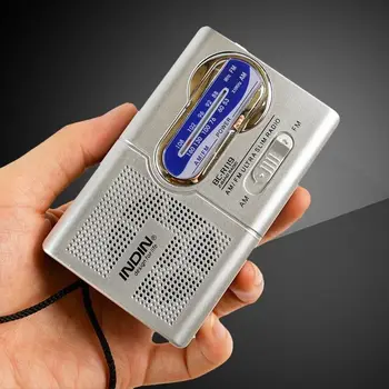 Handheld Digital Universal Portabil de Buzunar Receptor AM/FM Radio Ușor și Ultra-Subțire Receptor Lume Antenă Telescopică