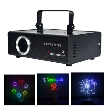 AUCD 20 KPPS Gorgos Scanner DMX 512 ILDA RGB cu Laser a Edita Programul Card SD Disco Bar DJ Petrecere Etapă de Animație de Scanare Proiector Lumini