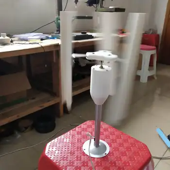Vertical Axis Wind Turbine Model cu Trei faze Generator cu Magnet Permanent Jucărie Moară de vânt Lumina de Noapte Face DIY Display