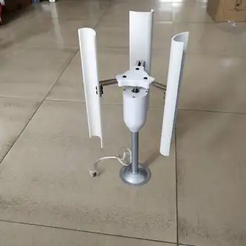 Vertical Axis Wind Turbine Model cu Trei faze Generator cu Magnet Permanent Jucărie Moară de vânt Lumina de Noapte Face DIY Display