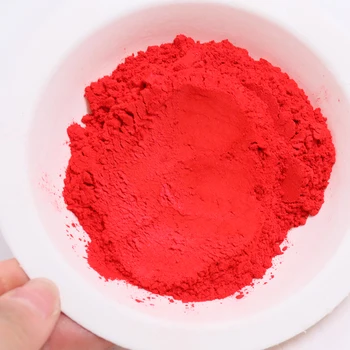 100g Rosu Pur Perla Pulbere Vopsea pe bază de Acril pentru Meserii Arte Vopsea Auto Săpun Fard de Ochi Colorant Colorant Chine