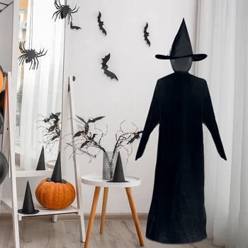 Lumina-up Control Vocal Vrăjitoare, Fantome de Halloween Decor de Groaza Casa Bantuita Layout Recuzită Schelet Ciudat