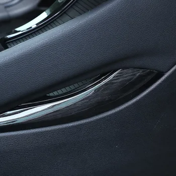 Negru Lemn de Cereale Plastic ABS Consola centrală Decor Benzi Tapiterie Pentru BMW X1 F48 2016-2019 Pentru BMW X2 F47 2018