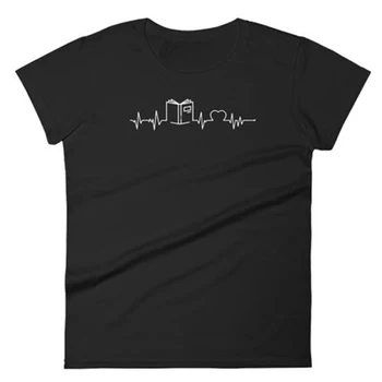 Cartea Inimii T-shirt Femei Vintage Grafic T Shirt 2021 Kawaii Femei Camasi cu Maneci Scurte Topuri Lectură Iubitor de Carte, Tricouri Drop