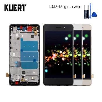 De înaltă Calitate, LCD Pentru Huawei p8lite ALE-L04 ALE-L21 Display LCD Touch Screen Digitizer Asamblare Cu Cadru de transport Gratuit