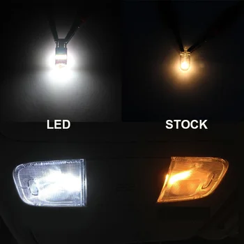 9pcs Gheață Alb Albastru Canbus LED-uri Lampa cu LED-uri Auto de Interior Lectură Harta Portbagaj Kit de Lumina Pentru anii 2013-2017 Renault ZOE Lumină de inmatriculare