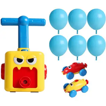 Două-in-one Putere Balon Jucărie Mașină de Inerție Putere Balon lansator de Educație Experiment de Puzzle Distractiv pentru Copii de jucarie