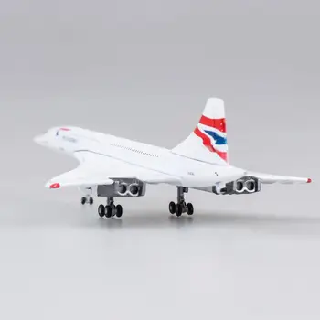 1/400 Scară British Airways Concorde Aliaj Metalic Avion Model 16cm marea BRITANIE Aer Model de Avion Jucarii Pentru Colectionari de Aniversare pentru Copii Jucarii