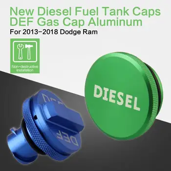 2 buc 2020 Diesel Capace de Rezervor de Combustibil DEF Gaz Capac din Aluminiu Pentru 2013-2018 Dodge Ram 2500 3500 Cummins