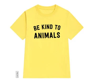 Fii bun Cu Animale Femei tricou Casual, din Bumbac Hipster Funny t-shirt Pentru Doamna Yong Fata Top Tee Picătură Navă ZY-230