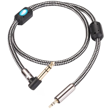 Cablu Audio Hifi Direct Mini Jack de 3,5 mm la Unghi de 6.35 mm 1/4