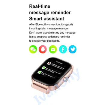 Ceas inteligent 2020 Smartwatch DTX Lite 420*485 Bluetooth Apel 1.75 inch ECG PPG Pot Primi/efectua Apel de la Distanță Camera Fitness tracker