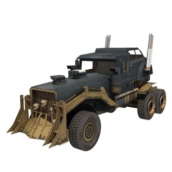 1:25 Mad Max Război Platforma Auto Tractor 3D DIY Hârtie Model de Carte de Clădire Seturi de Constructii jucarii Jucarii Educative Model Militar