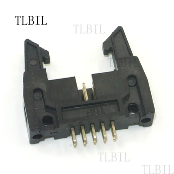 100buc 2.54 mm Direct DC2 - 10/14/16/20 Pin Ejector Antet Conector de sex Masculin IDC Tip de Blocare a Cablului