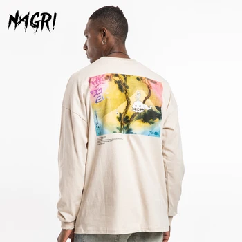 Bărbați Femei Hip Hop tricou de Moda Kanye COPIII VĂD FANTOME Casual Harajuku Pulover de Streetwear Bumbac T-shirt cu Maneci Lungi de Sus Tees