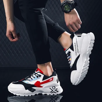 New Sosire 2020 Produse Tendință Pantofi Sport Bărbați Respirabil Apartamente Pantofi Adidași Bărbați de sex Masculin Pantofi de Funcționare de Modă de Culoare Solidă