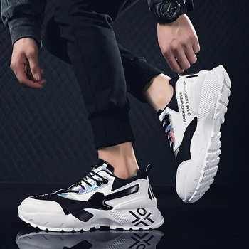 New Sosire 2020 Produse Tendință Pantofi Sport Bărbați Respirabil Apartamente Pantofi Adidași Bărbați de sex Masculin Pantofi de Funcționare de Modă de Culoare Solidă