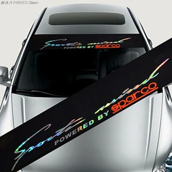 Laser Reflectorizante Litere Auto Fața Geamului Parbriz Decal Autocolante Pentru BMW Pentru Ford Focus Pentru Mazda - Car Styling Moda