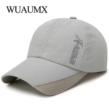 Wuaumx Unisex Șepci de Baseball pentru Bărbați Palarie de Vara Femei de Turism Alpinism, Echitatie Capac de Sport Uscare Rapidă, Respirabil Pălării casquette homme
