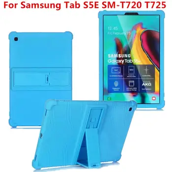 Caz pentru Samsung Galaxy Tab S5e 10.5 Caz T720 T725 SM-T720 Capac Silicon Stand Caz de Funda Capa Copil Kickstand Acoperi Caz