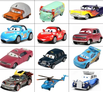 Nr. 136-162 Disney Pixar Cars 3 2 1 METAL turnat sub presiune masini 1:55 colecția de mașini Rare jucarii pentru Copii baieti Poliției Regale Truck Mater