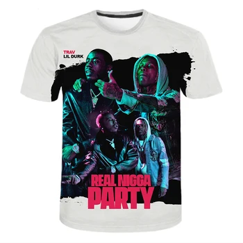 Lil Durk 3D Imprimate Tricou Rapper Bărbați și Femei Tricou Cool Hip Hop Tricou Fashion Street Tricou Unisex