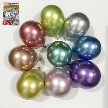 50pcs/100buc 5/10/12 inch metalice, baloane latex petrecere de aniversare de nunta de decorare