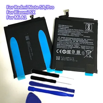 5X A1 Real 3080mAh BN31 Baterie Pentru Xiaomi Mi A1 5X Mi5X \ Pentru Redmi Notă 5A Pro + Instrumente