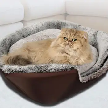 Bine Bucuria Nou Animal De Companie Case Cald 2 În 1 Utilizați Câine Pisică De Dormit Canapele Ori În Stare De Iarnă Teddy Catelus Custi Pentru Animale