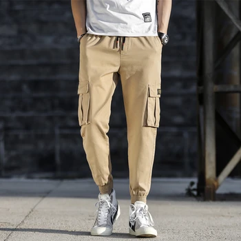 Primavara/vara 2019 bărbați pantaloni de moda largi curea casual nouă punct de pantaloni
