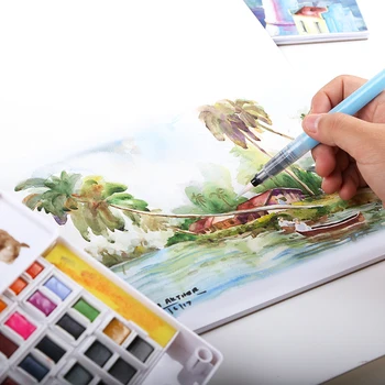 Art Premium Profesionale 300Gsm Vopsea Acuarelă Hârtie de Culoare de Apă Creion Cartea Carte de Colorat Pentru Designer de Desen Schiță Carte