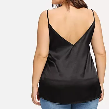 Femei Casual V-Neck Fără Mâneci Plus Dimensiune Solid Dantelă Topuri Rezervor Vesta Bluze Camiseta Encaje Mujer Femei Vara Topuri Rezervor De Vânzare Fierbinte