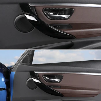 Auto Styling Mâner de Ușă Cadru Decor Acoperi Trim 4 buc Pentru BMW 3 4 Seria 3GT F30 F32 F34 2013-2019 ABS, Accesorii de Interior