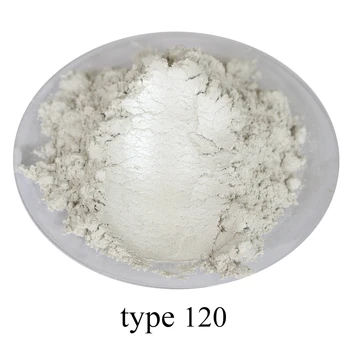 Pigment alb Perla Pulbere Minerală de Pudră de Mică Vopsea pe bază de Acril Tip 120 pentru DIY Colorant Colorant Săpun Auto Meșteșugurilor de Artă Lucios 50g