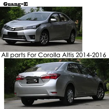 Masina stick de acoperire ABS Cromat volan, interioare Kit comutator trim cadru panou Pentru Toyota Corolla Altis 2016